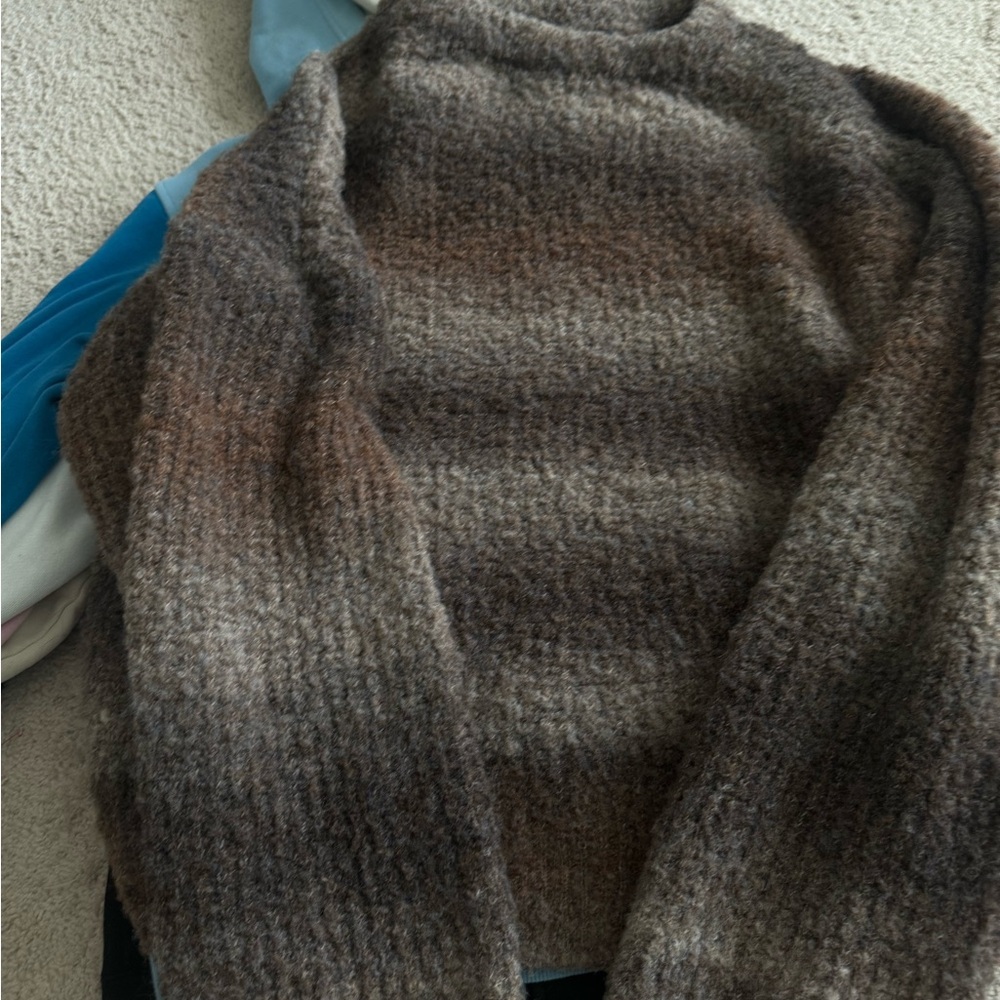 Multi-Neutral Colored Oversized Sweater